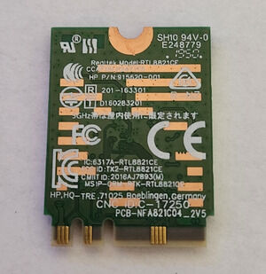 Realtek RTL8821CE M.2 Wireless WLAN Card 433 Mbps for HP 915620-001